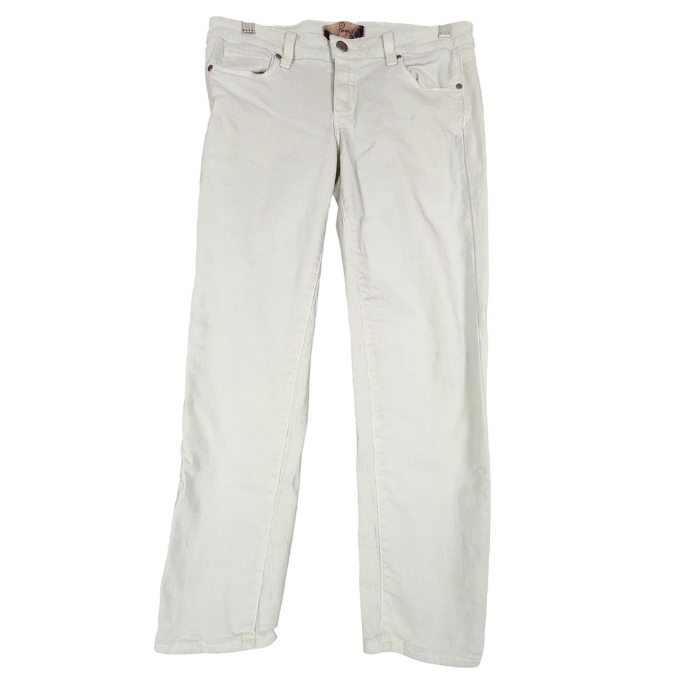 Paige‎ Roxie Capri Womens Jeans Size 27 Pastel Green Denim Pants